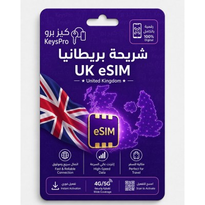 بريطانيا eSIM
