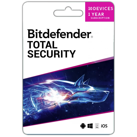 Bitdefender Total Security 10 Pc 1 Year